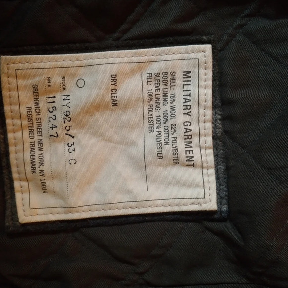 Mens RUEHL No.925 Full-Zip Hadwen Jacket S Gray - Picture 9 of 10